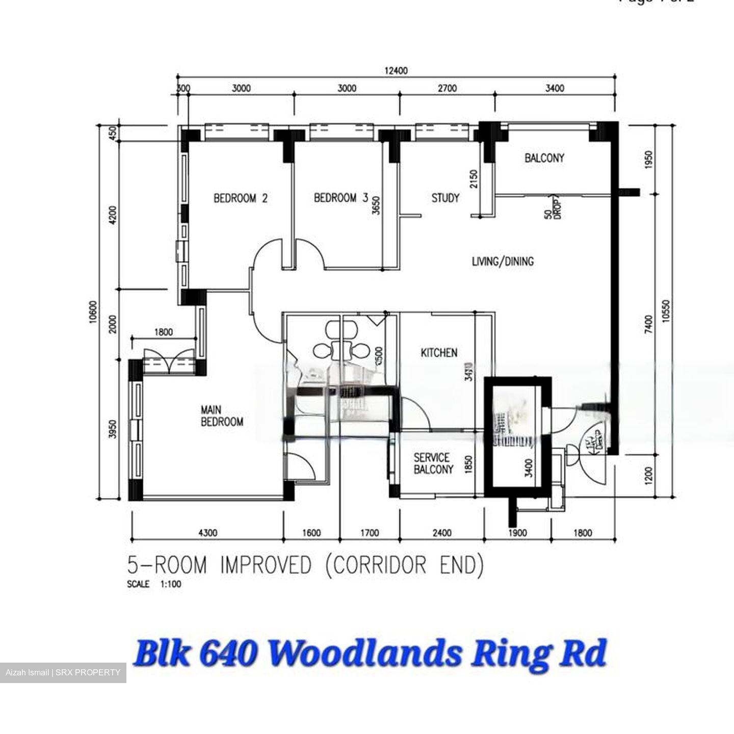 Blk 640 Woodlands Ring Road (Woodlands), HDB 5 Rooms #427472601